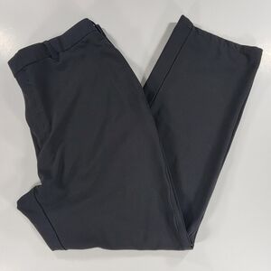 Peter Millar Pants Mens 36x29 Crown Sport Golf Black Wicking Performance Chino